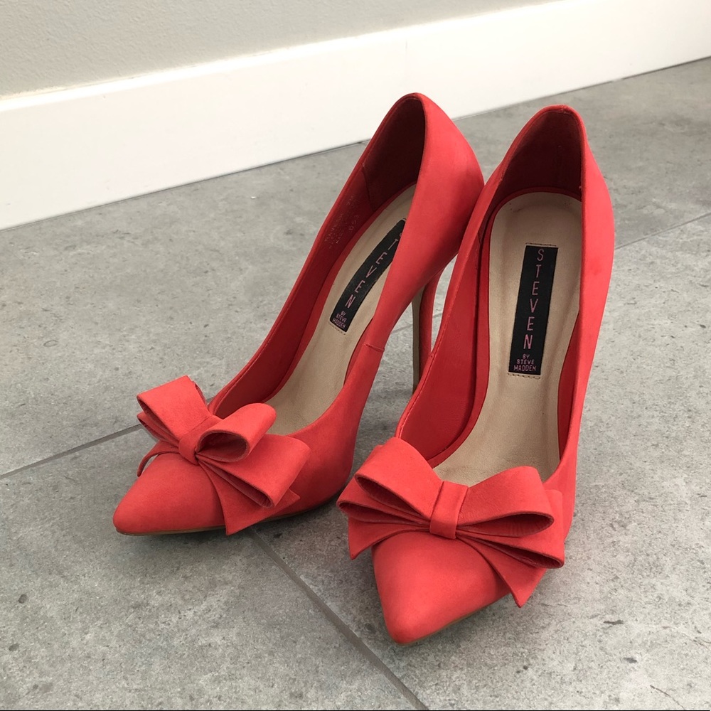 Steven Big Bow Heels